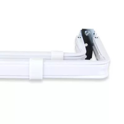 Rod Desyne Lockseam Double Curtain Rod, Color White JCPenney