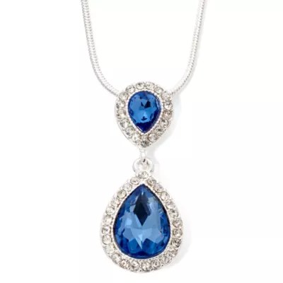 Jewelry 19 Inch Pendant Necklace, Color Blue JCPenney