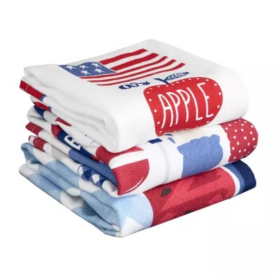 Ritz Americana Picnic Set 3pc. Kitchen Towels, Color Multi JCPenney
