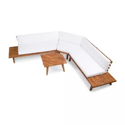 Hillcrest 4pc. Patio Sectional, Color White JCPenney