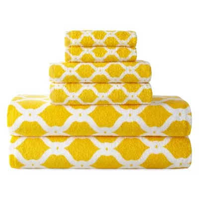 JCPenney Home™ Ogee Trellis Bath Towel CollectionJCPenney