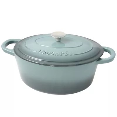Crock Pot Artisan 7 Quart Enameled Cast Iron Dutch Oven OvalJCPenney