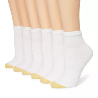 Gold Toe 6 Pair Quarter Socks WomensJCPenney