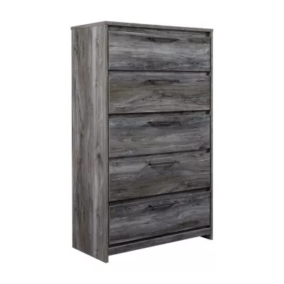 Signature Design by Ashley® Baystorm 5Drawer Chest, Color Gray JCPenney