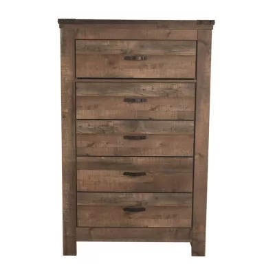 Signature Design by Ashley® Trinell 5Drawer Chest, Color Brown JCPenney