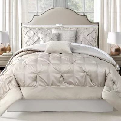 Richmond Park Isabelle 7pc. Midweight Comforter Set, Color Ivory