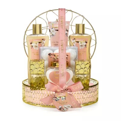 Lovery White Rose And Jasmine Spa Gift 13pc Gold Perfume Set JCPenney