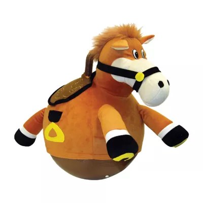 Gener8 HopAlong Horse (Plush Bounce Ball With Handle) Playground Balls