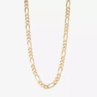 14K Gold Over Silver Solid Figaro Chain Necklace JCPenney