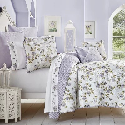 Royal Court Rosemary Floral Quilt Set, Color Lilac JCPenney