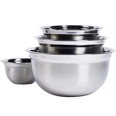Basic Essentials® 4pc. Stainless Steel Mixing Bowl SetJCPenney, Color