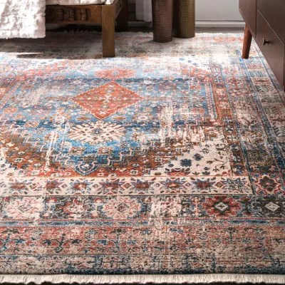 nuLoom Farley Medallion Fringe Rectangular Rug JCPenney