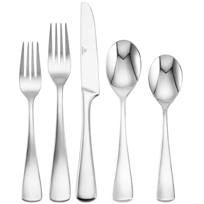 Mikasa® Serena 20pc. Flatware Set, Color Stainless Steel JCPenney