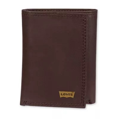 Levi's Extra Capacity Trifold Mens Personalized Trifold Wallet, Color