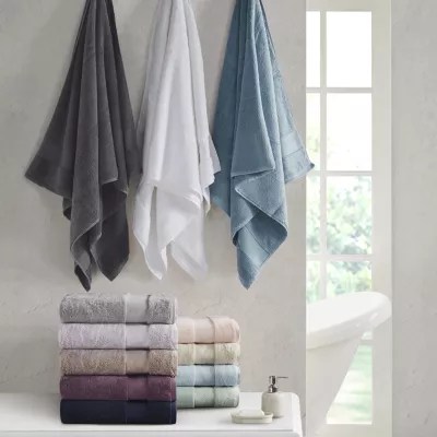 Madison Park Signature Turkish Oversized Cotton Solid 6pc. Solid Bath