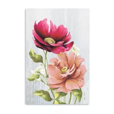 24''X36'' Pretty Peonies Canvas Art, Color Red JCPenney