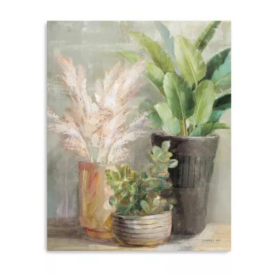Indoor Garden III Canvas Art, Color Green JCPenney