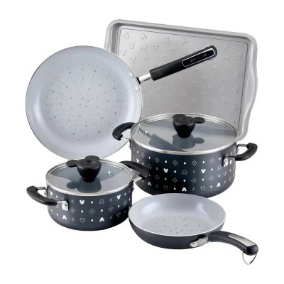 Farberware Disney Monochrome Ceramic 7pc. NonStick Cookware Set