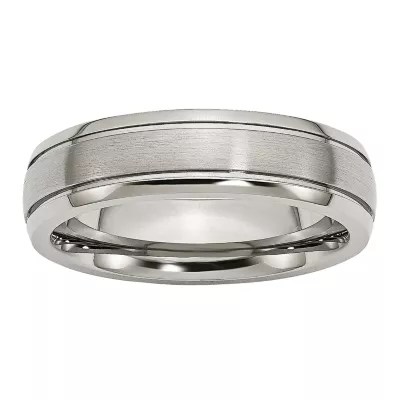 Mens 6mm Titanium Wedding Band JCPenney