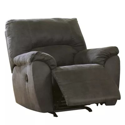Signature Design by Ashley® Tambo Rocker Recliner in Pewter, Color