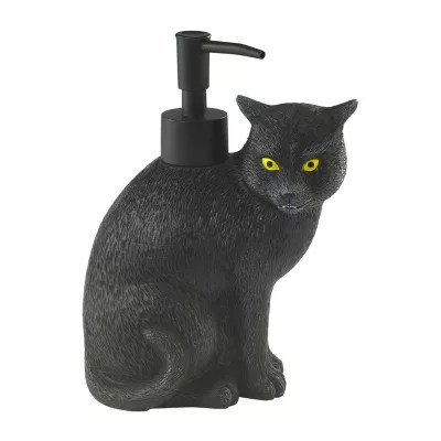 Avanti Black Cat Soap Dispenser, Color Black JCPenney