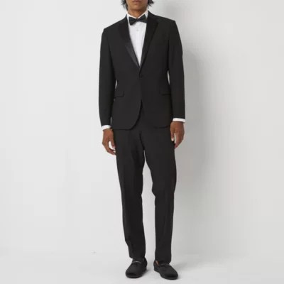 J. Ferrar Ultra Comfort Tux Mens Stretch Fabric Classic Fit Tuxedo