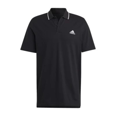 adidas Big and Tall Mens Short Sleeve Polo Shirt, Color Black JCPenney