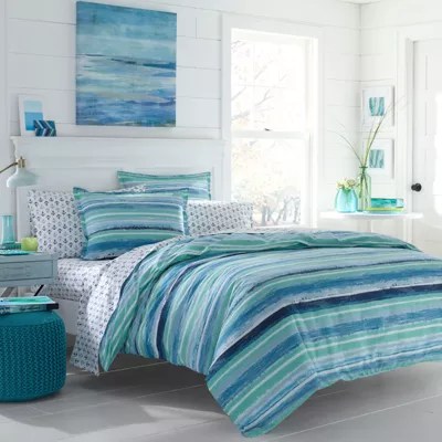Poppy & Fritz Alex Bedding Collection Stripes Duvet Cover Set, Color