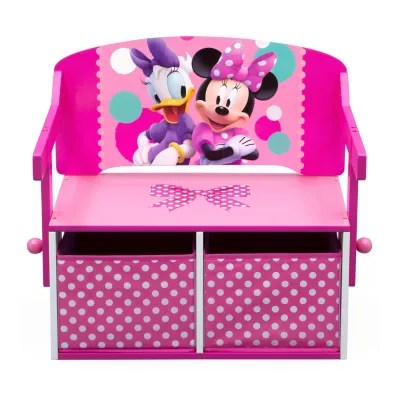 Disney Minnie Mouse Kids Wooden Storage Bench , Color Pink JCPenney