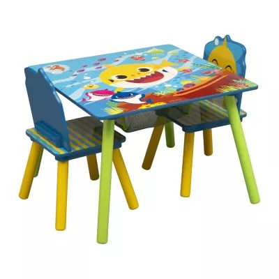 Baby Shark Kids Table and Chair Set, Color Blue JCPenney