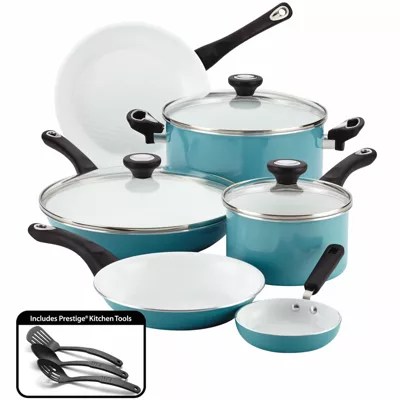 Farberware® Pure Cook 12pc. Nonstick Ceramic Cookware Set Includes Prestige ToolsJCPenney