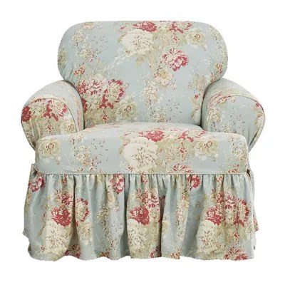 Sure Fit Ballad Bouquet T Cushion Chair Slipcover JCPenney