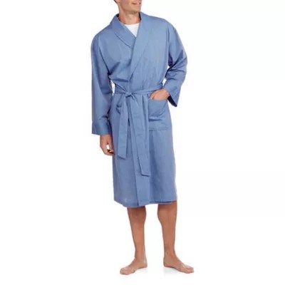 Hanes Mens Long Sleeve Mid Length Robe JCPenney