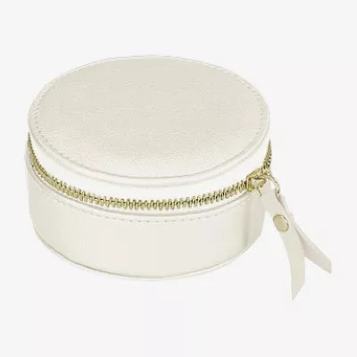 Mele And Co Stow And Go Mini Jewelry Travel Case, Color Beige JCPenney