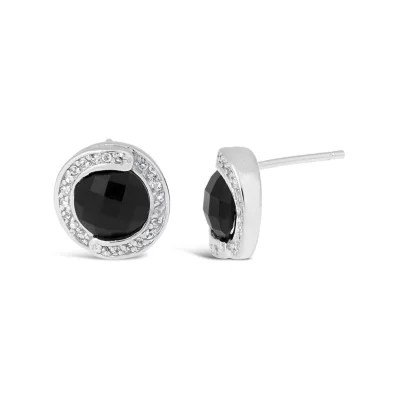 Genuine Black Onyx Sterling Silver 12mm Stud Earrings JCPenney