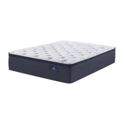 Serta® Classic Elite Plush Pillow Top Mattress Only, Color White