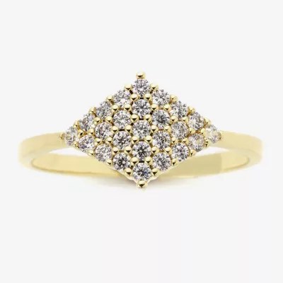 Sparkle Allure Cubic Zirconia 14K Gold Over Brass Promise Ring JCPenney