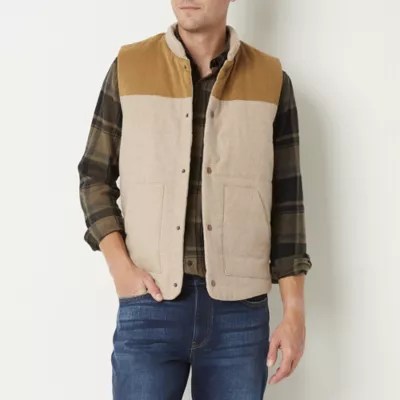 mutual weave Mens Puffer Vest JCPenney