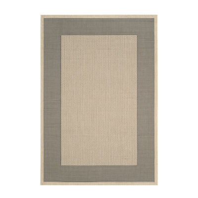 Safavieh Courtyard Collection Trina Bordered Indoor/Outdoor Area Rug