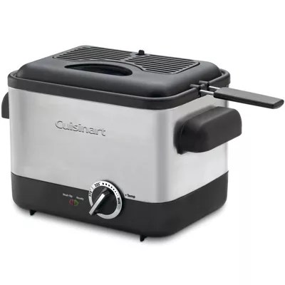 Cuisinart® Compact Deep Fryer, Color Brushed Ss