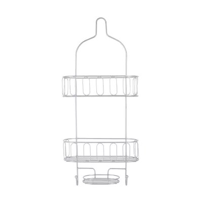 Home Basics Shower Caddy, Color Silver JCPenney