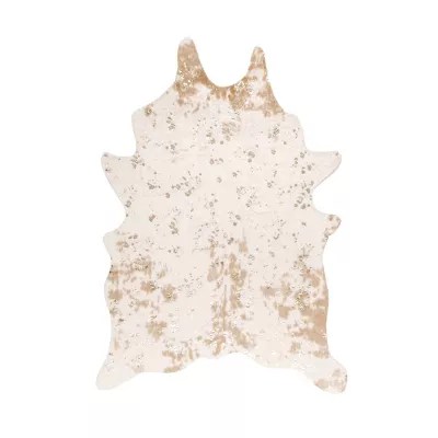 nuLoom Iraida Faux Cowhide Rectangular RugJCPenney, Color Off White