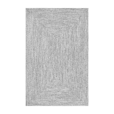 nuLoom Braided Lefebvre Salt and Pepper Rug, Color Salt And Pepper
