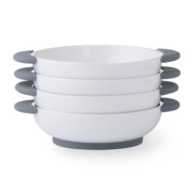 Everyday Solutions 4pc. Stoneware Soup Bowl Set, Color White JCPenney