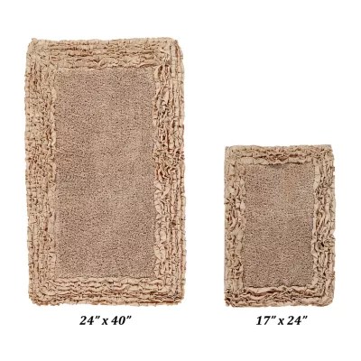 Better Trends Shaggy Border Mat 2pc. Bath Rug Set JCPenney