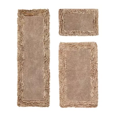 Better Trends Shaggy Border Mat 3pc. Bath Rug Set JCPenney