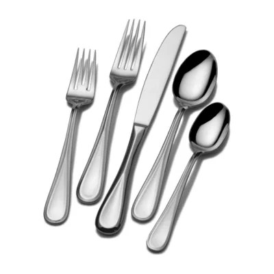 Mikasa® Bravo 20pc. Flatware Set, Color Stainless Steel JCPenney
