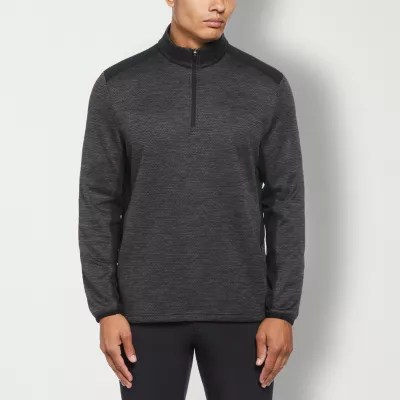 PGA TOUR Mens Mock Neck Long Sleeve QuarterZip Pullover JCPenney