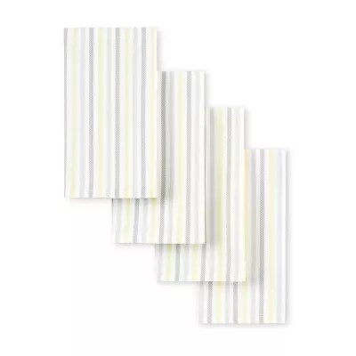 Martha Stewart Daisy Stripe 4pc. Napkins JCPenney