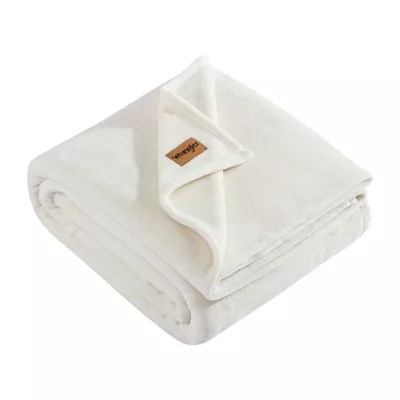Wrangler Solid Ultra Soft Blanket USHSEE1252413, Color Desert Sand